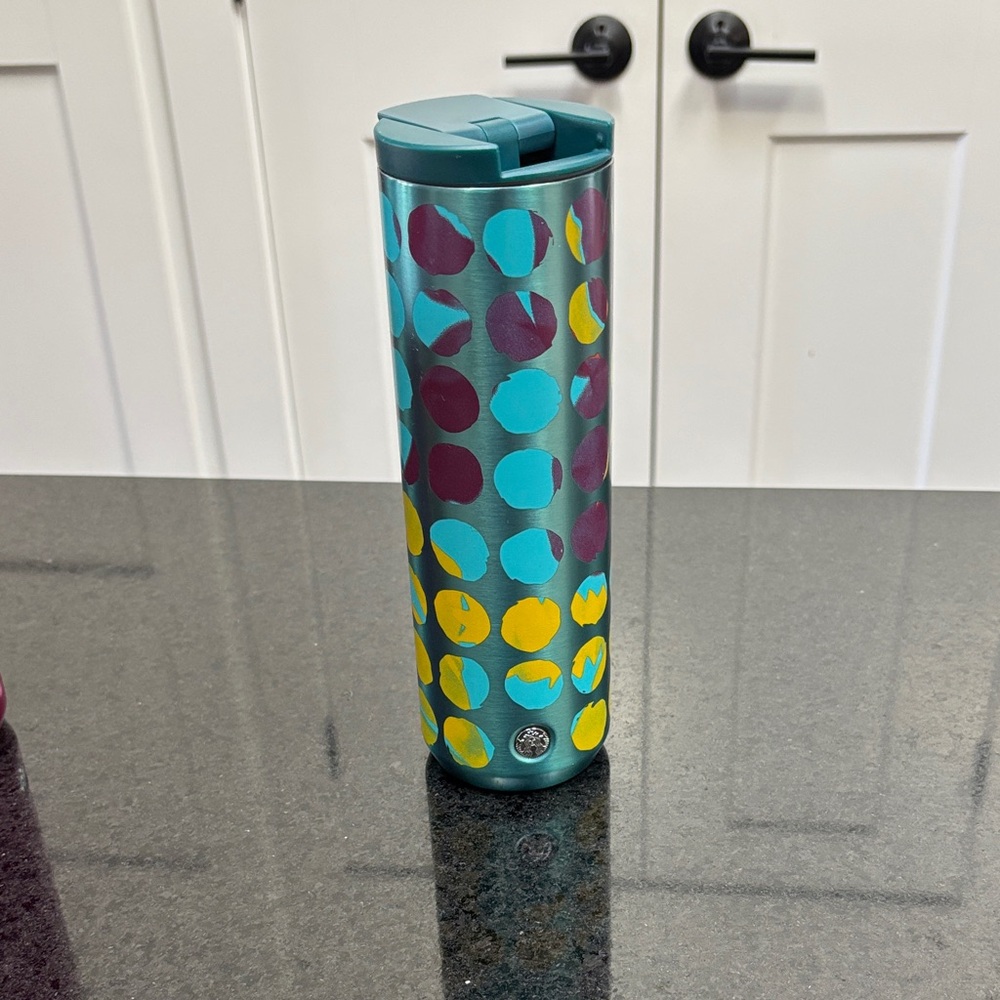 Starbucks Colorful Polka Dot 16oz Travel Mug